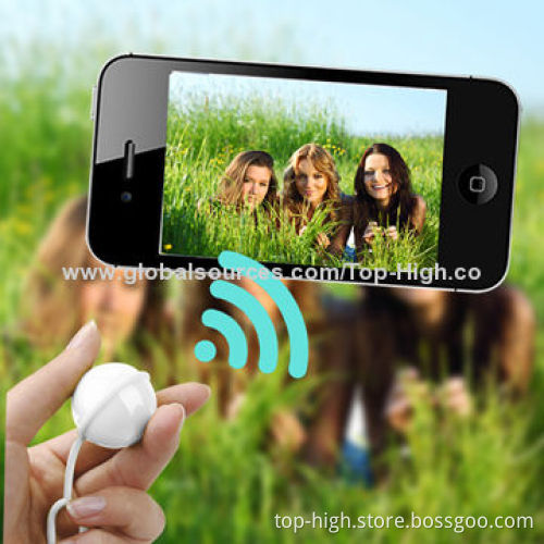 Bluetooth Camera Shutter Trigger, Ball Design, One Button for IOS Android, CE/FCC/RoHS